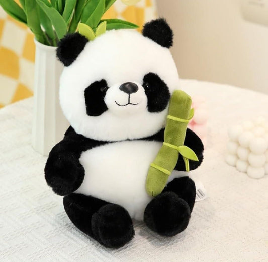 Cute Panda Plush with Bamboo - AVIKARLO