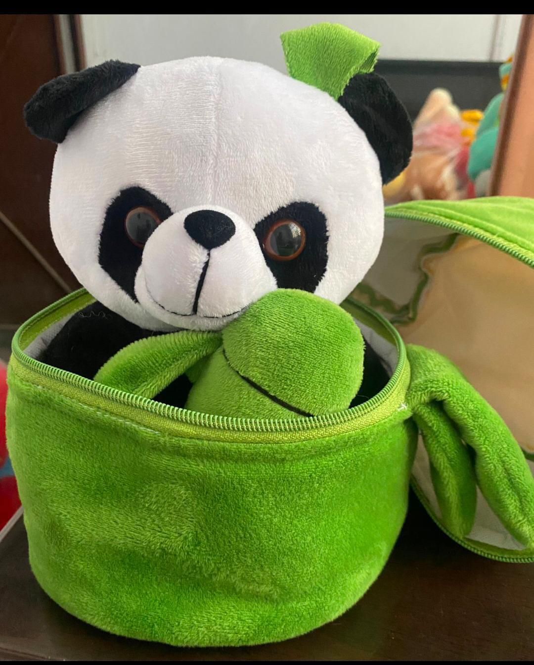 Cute Panda Plush with Bamboo - AVIKARLO