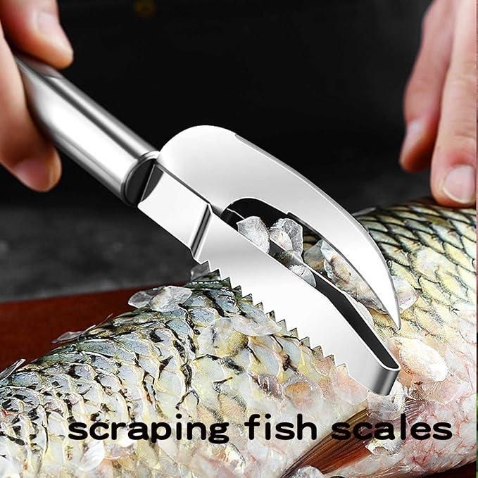 3-in-1 Fish Scaler Scrapper - AVIKARLO