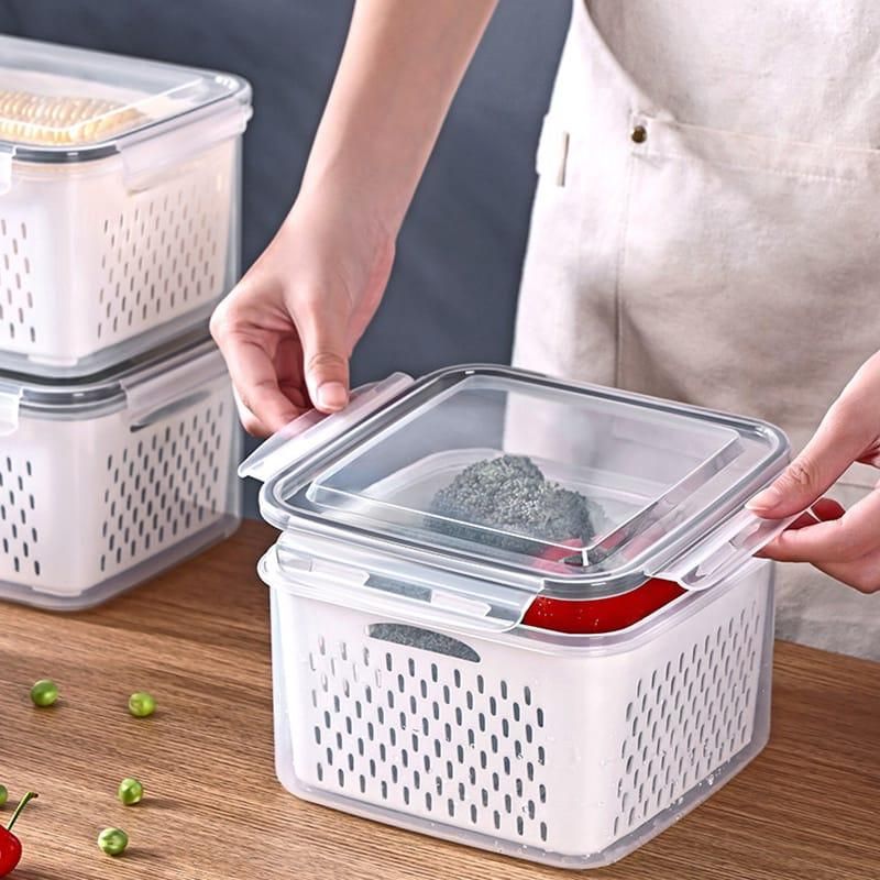 Kitchen Food Storage Containers Set (Pack of 2) - AVIKARLO