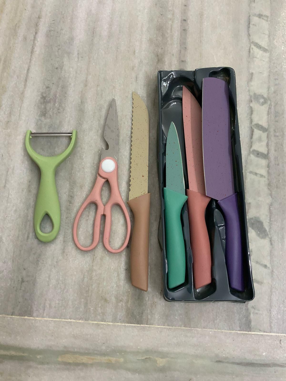 Colorful Kitchen Knife Set - AVIKARLO