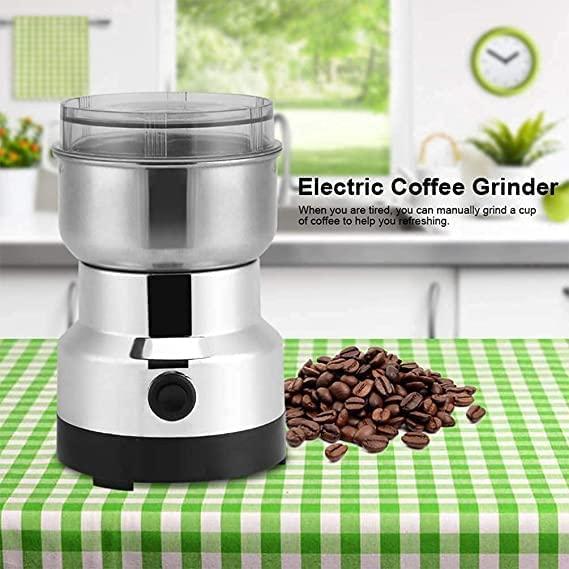 Electric Smash Machine, Multifunction Small Food Grinder Grain Grinder, Portable Coffee Bean Grinder - AVIKARLO