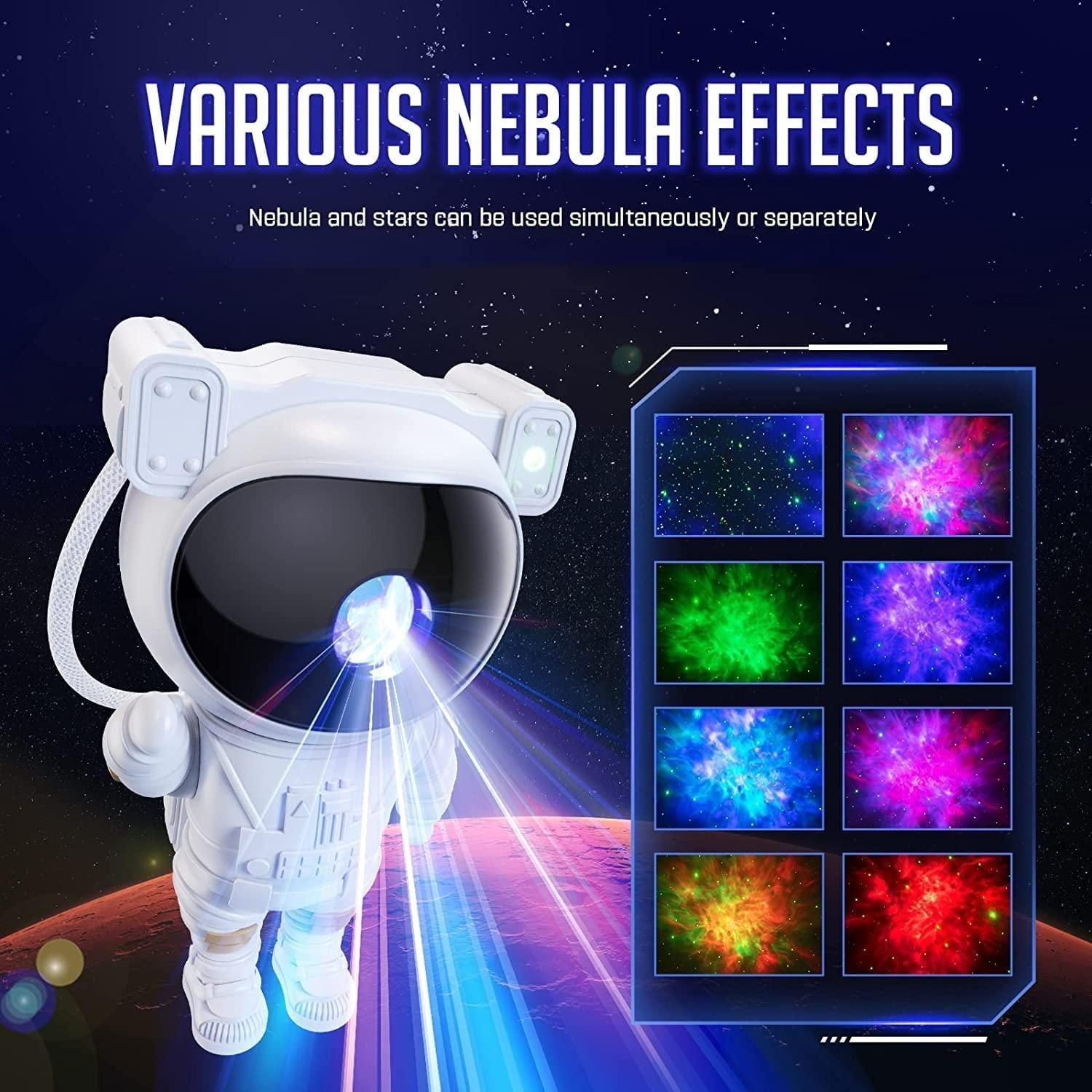 Astronaut Galaxy Projector - 360 Magnetic Head Rotation, Remote Control - AVIKARLO