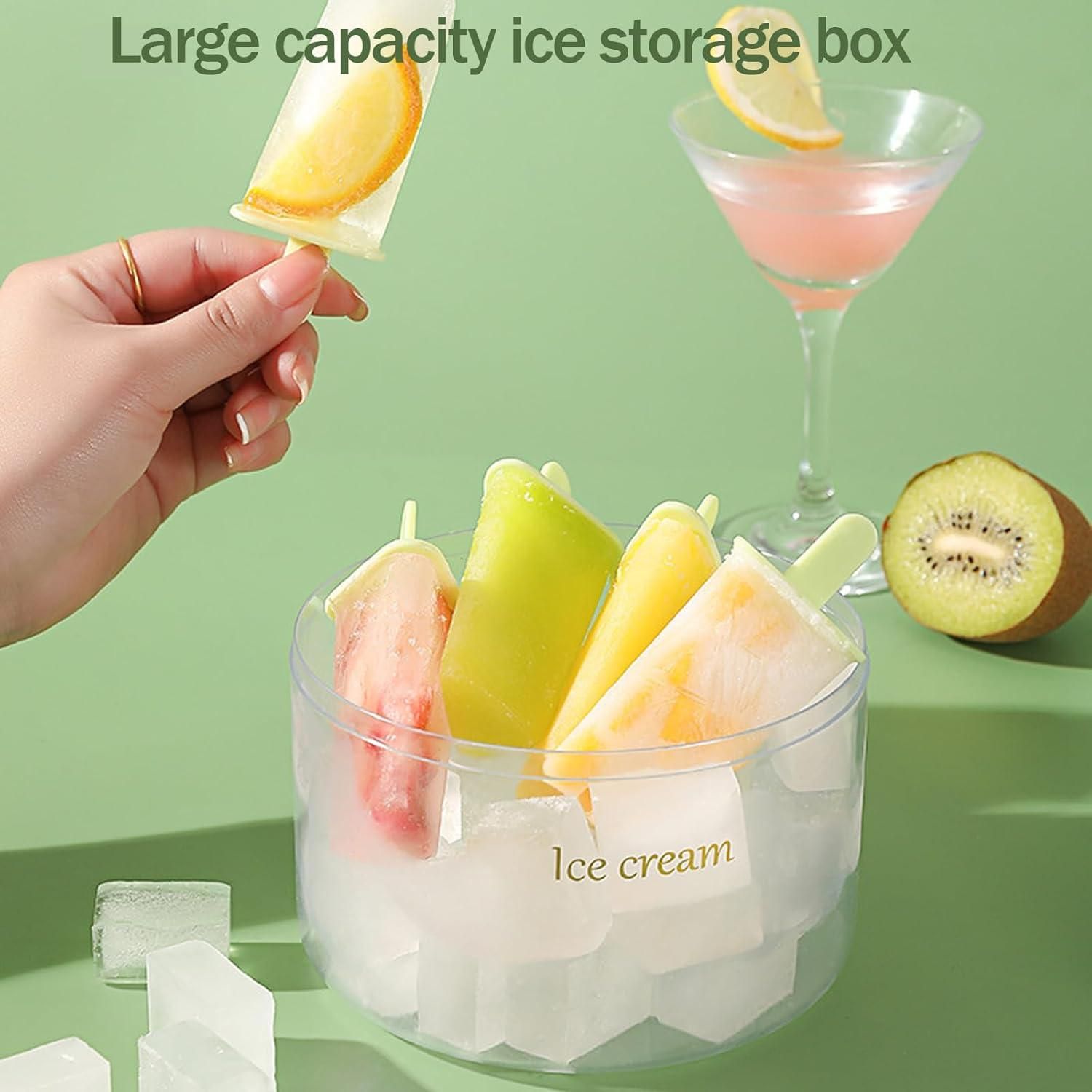 Reusable DIY 8 Pieces Ice Pop Mould - AVIKARLO