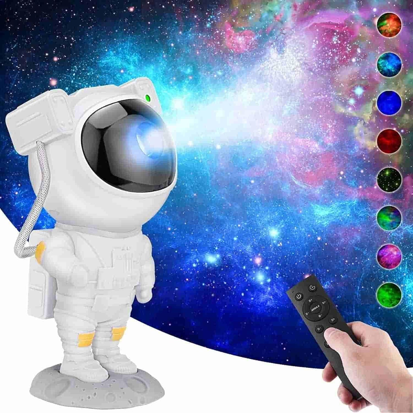 Astronaut Galaxy Projector - 360 Magnetic Head Rotation, Remote Control - AVIKARLO
