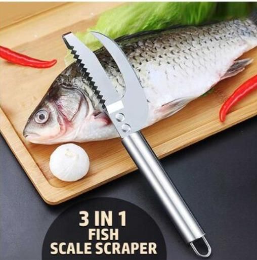 3-in-1 Fish Scaler Scrapper - AVIKARLO