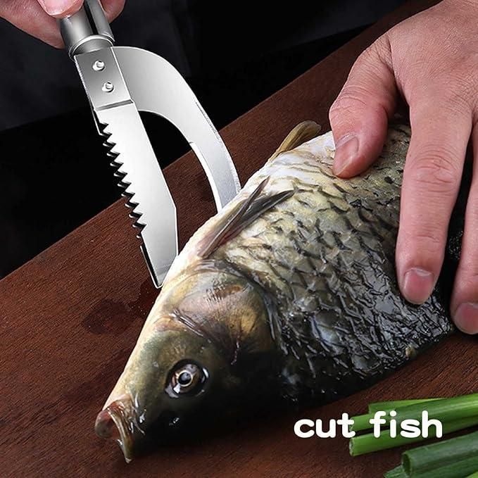 3-in-1 Fish Scaler Scrapper - AVIKARLO