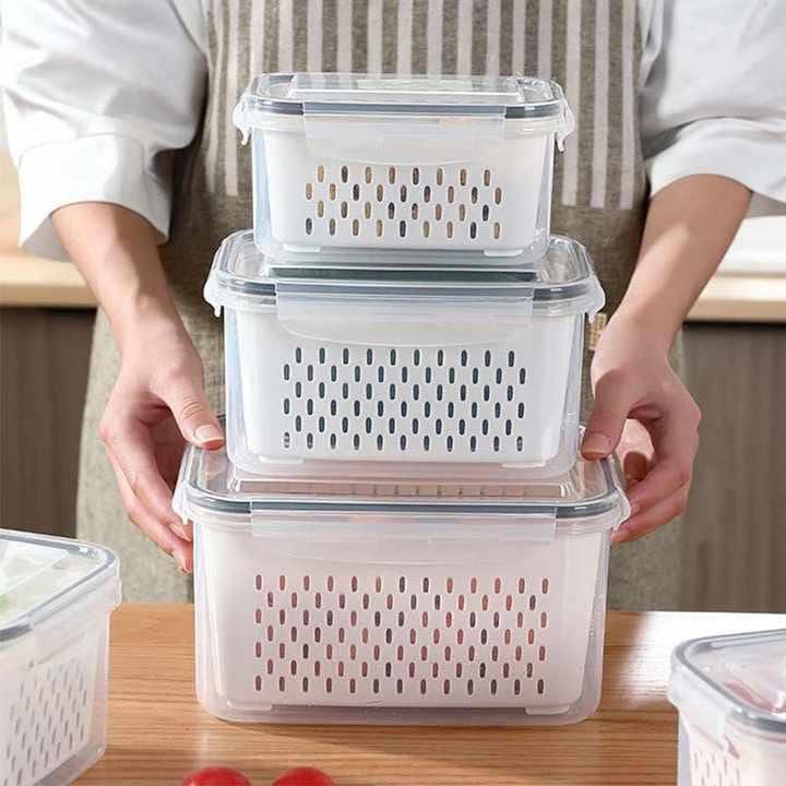 Kitchen Food Storage Containers Set (Pack of 2) - AVIKARLO