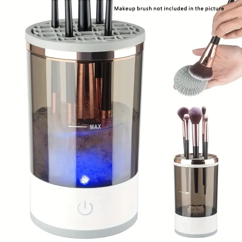 Electric Makeup Brush Cleaner – USB Rechargeable Automatic Deep Cleaning Device